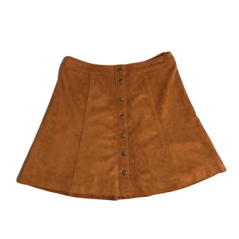 Suede Mini Skirt